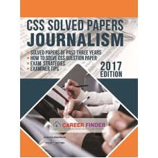 CSS Solved Papers Journalism 2017 Edition By Faisal Zaidi - Dogar
