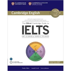 The Official Cambridge Guide to IELTS Students Book with Answers with DVD ROM By Pauline Cullen (black n white)