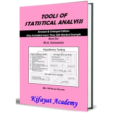 Tools of Statistical Analysis For M.A.Economics Previous - Kifayat Academy