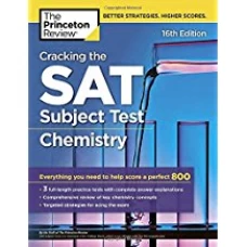 Cracking the SAT Chemistry Subject Test by Princeton Review - 16th edition