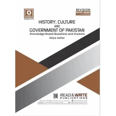 History Culture & Government of Pakistan Revision Notes - Read and Write Publications