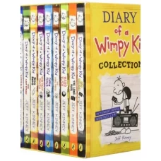 Diary of a Wimpy Kid Set of 14 Books by Jeff Kinney (box not included)