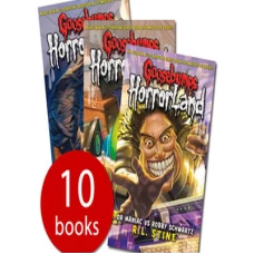 Goosebumps Horror Land Set of 10 Books by R.L. Stine (box not included)
