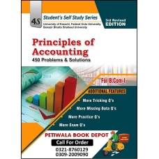 Principles of Accounting (B. Com-I) - Petiwala Book Depot